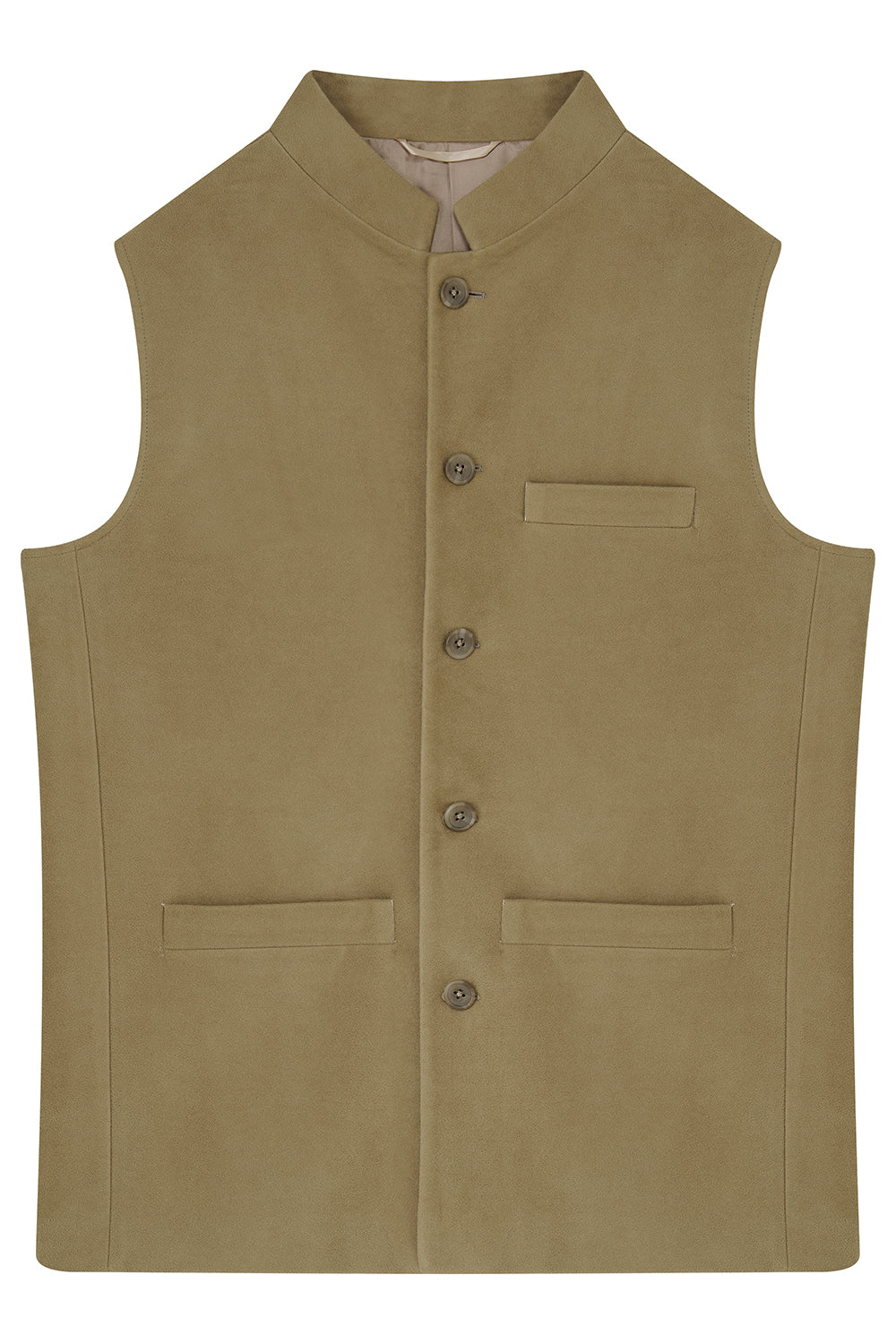 MOLESKIN Nehru Gilet - Lemon