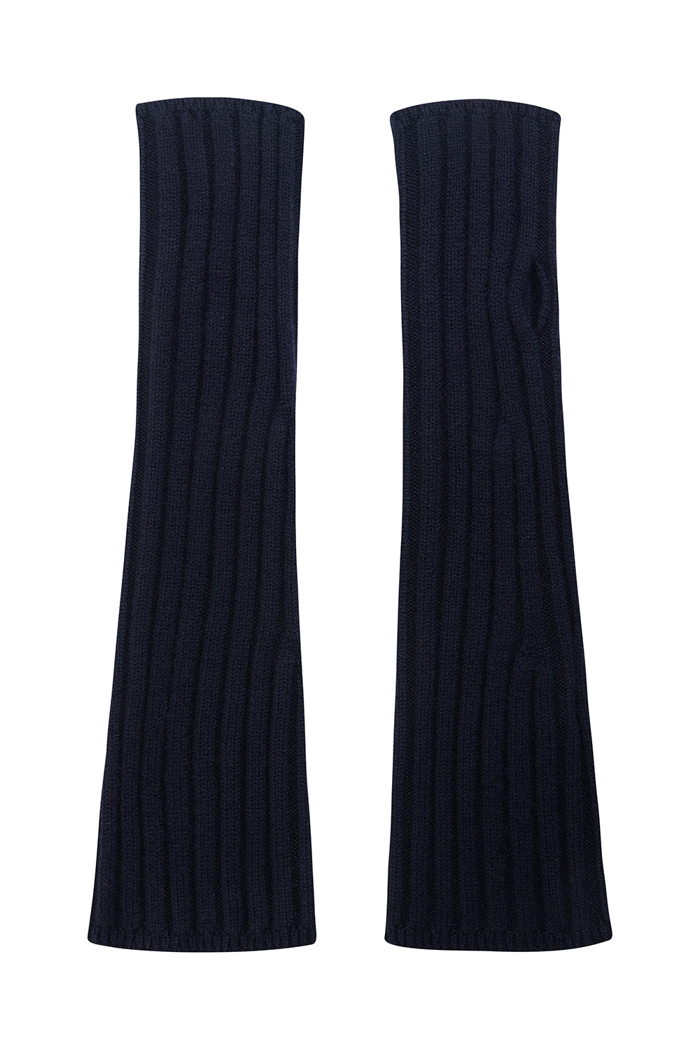 LONG CASHMERE Gloves - Navy Blue