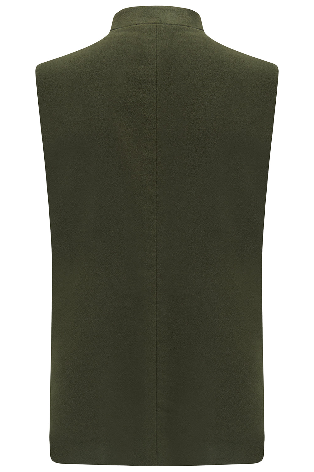 MOLESKIN Nehru Gilet - Olive Green