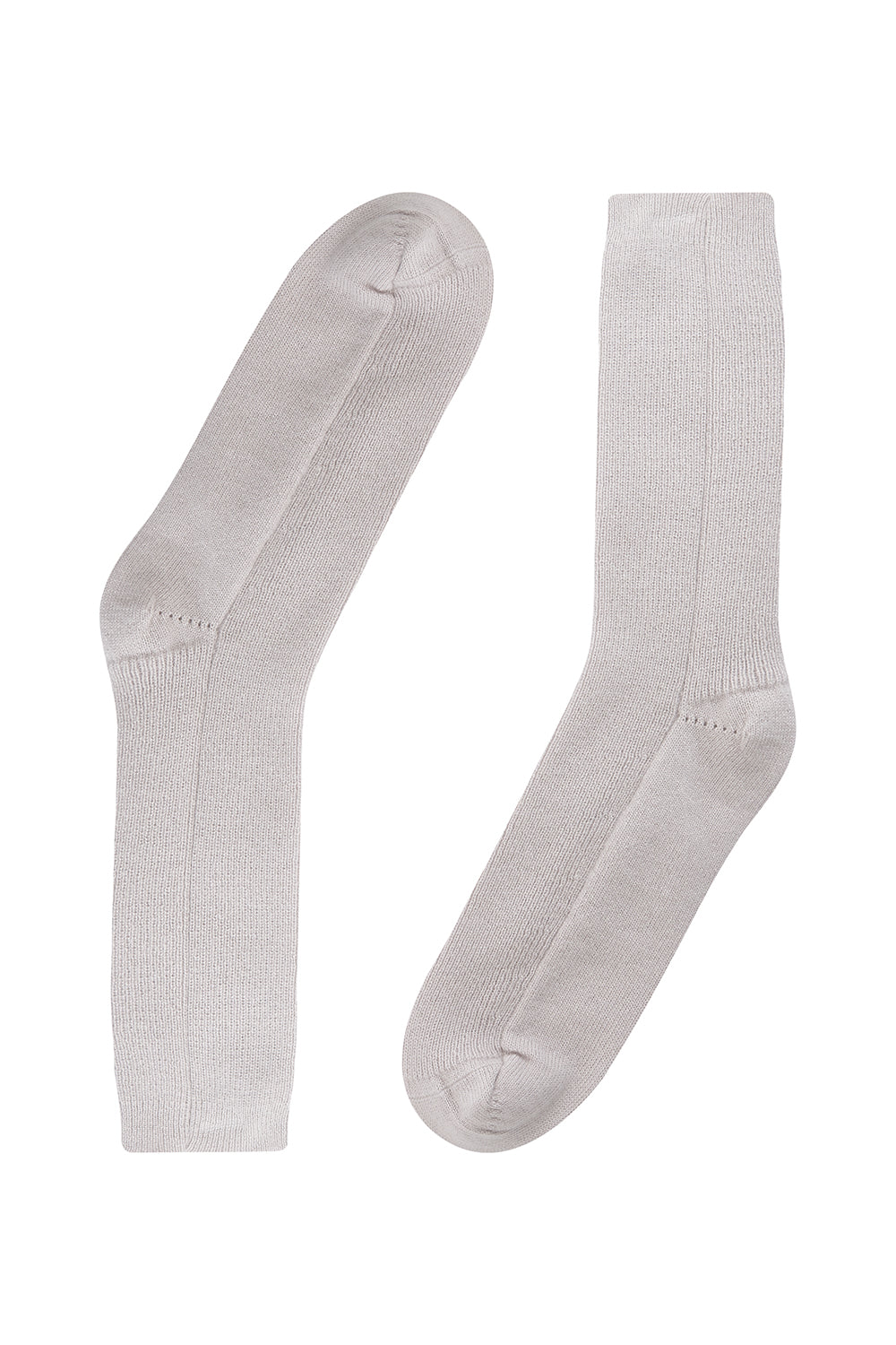 WOMEN'S CASHMERE SOCKS - Silver Beige