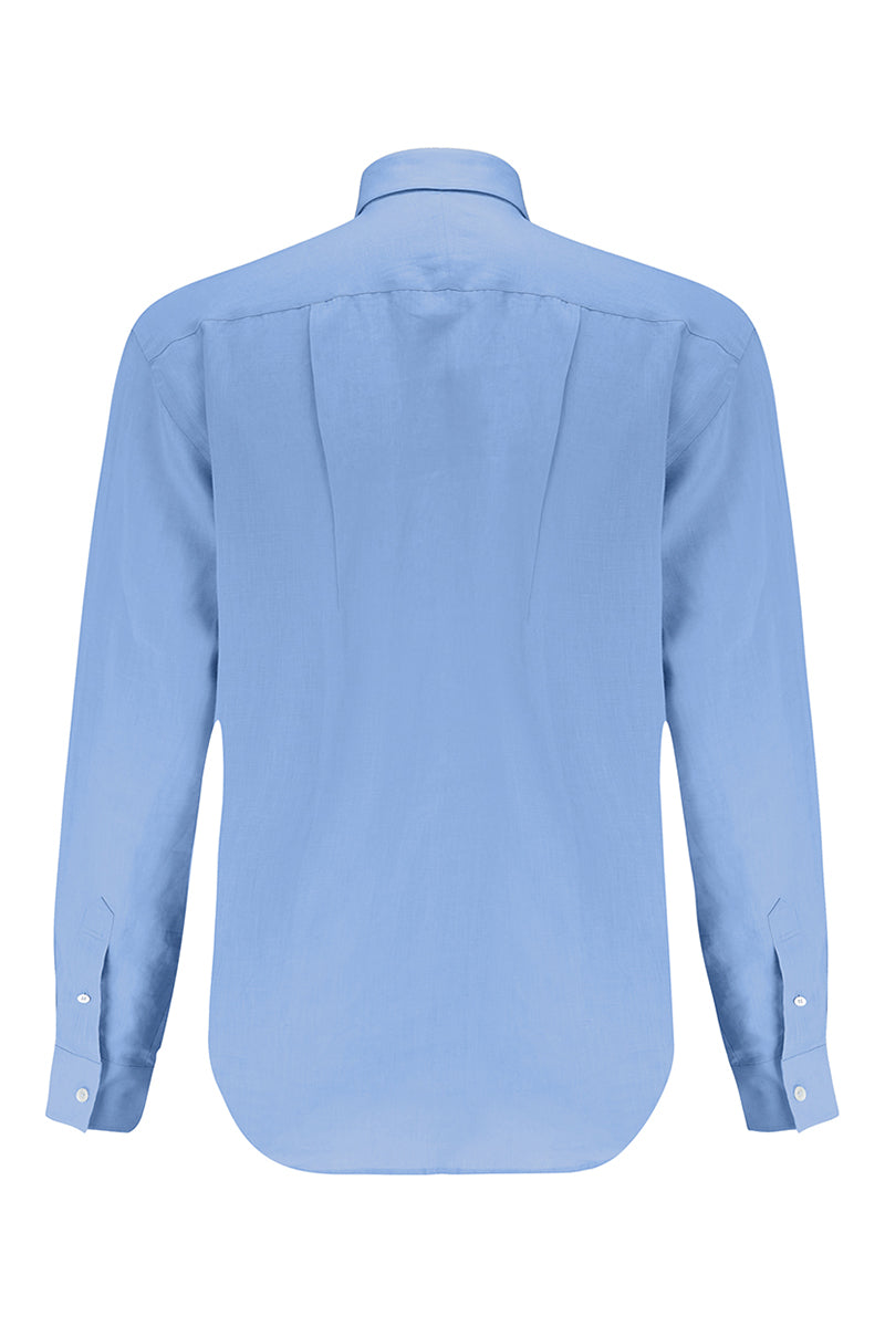 CLASSIC LINEN Shirt - Blue Lagoon