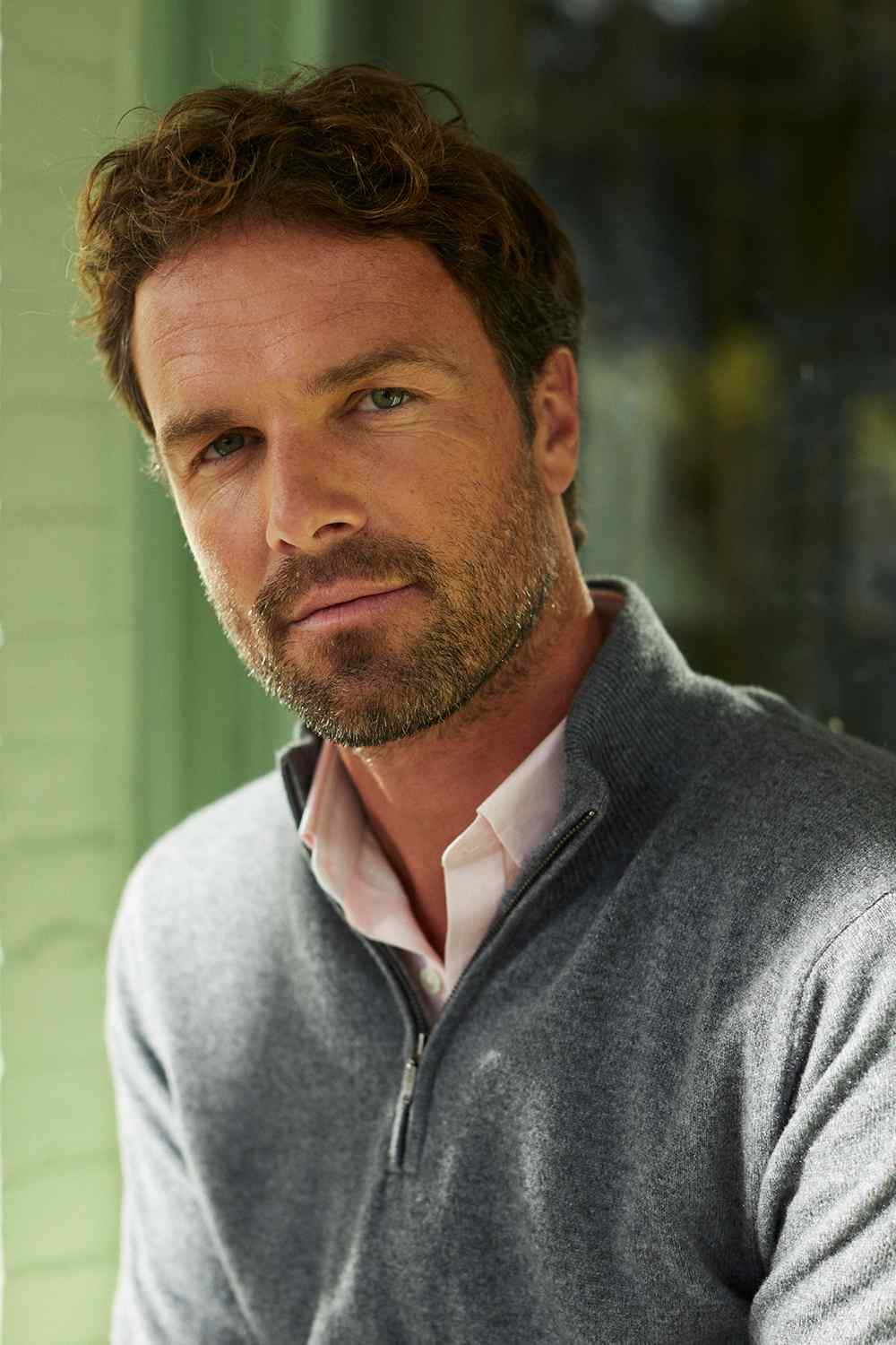 Cashmere Half-Zip Jumper - Silver Grey