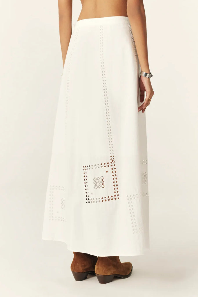 LERMAID Organic Cotton Skirt - Off White