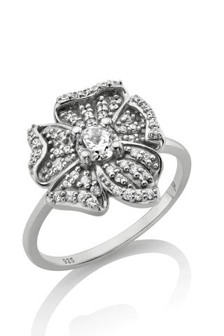 SILVER IN BLOOM Ring