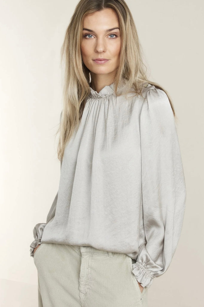 PUFF SLEEVE Top - Frosted Sage