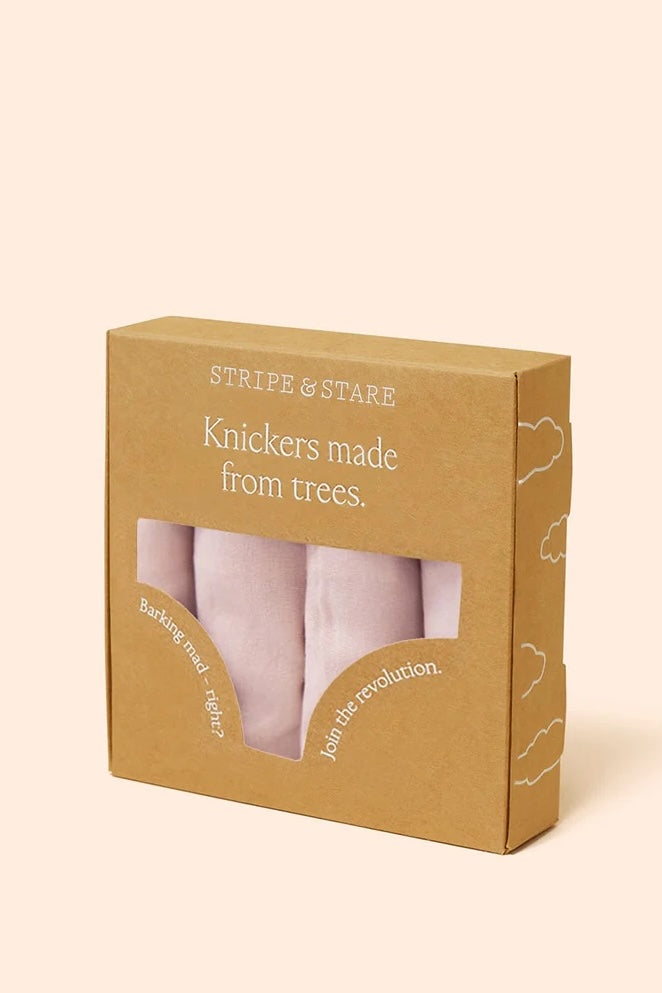 Original Modal Knicker - Pale Pink Box of 4