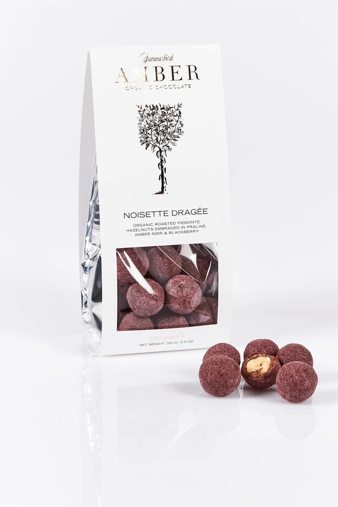 Organic Chocolate Dragees - Hazelnut Noisette
