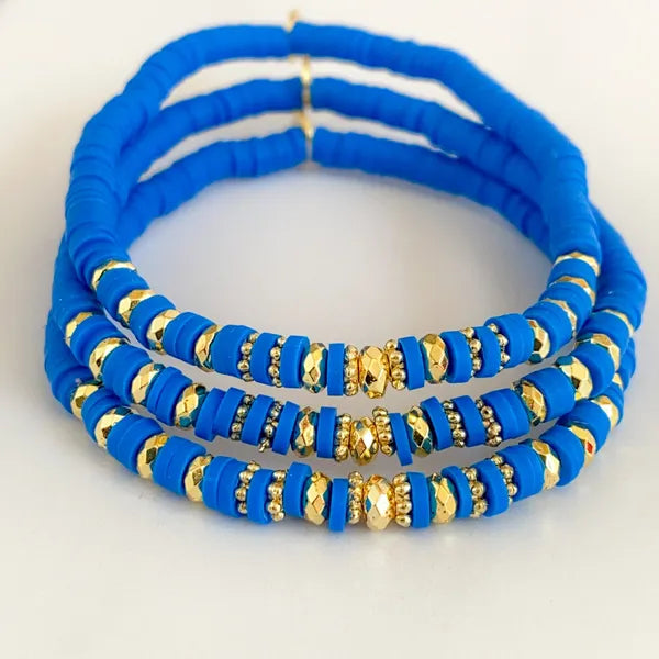 CASABLANCA Beach Bracelet - Cobalt Blue
