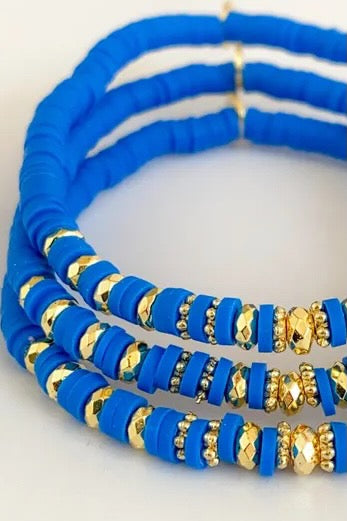 CASABLANCA Beach Bracelet - Cobalt Blue