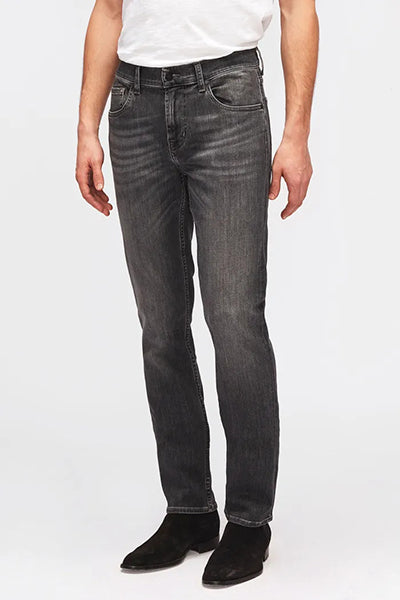 SLIMMY Luxe Performance Slim Straight Jeans - Mid Grey