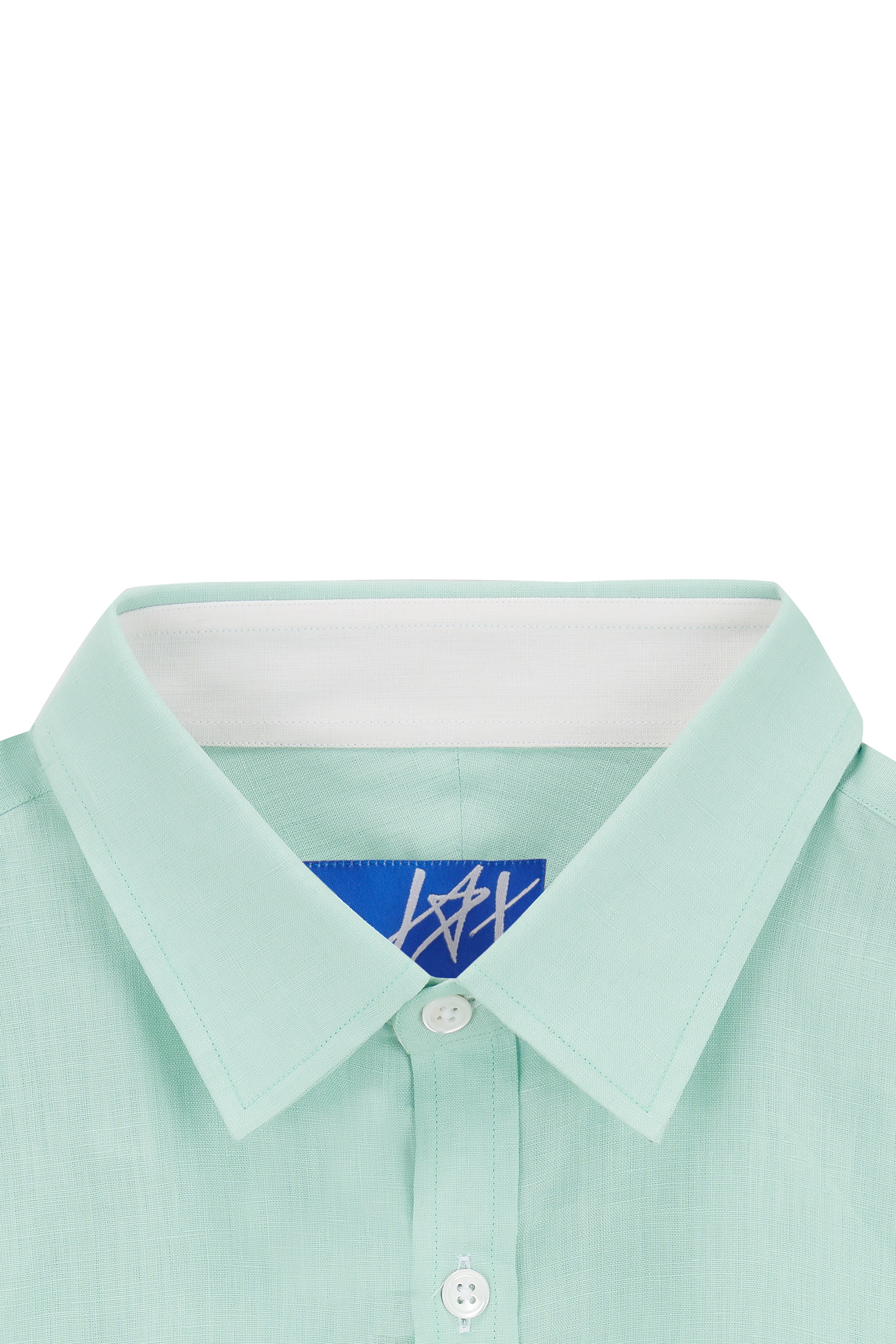 CLASSIC LINEN Shirt - Jade Green