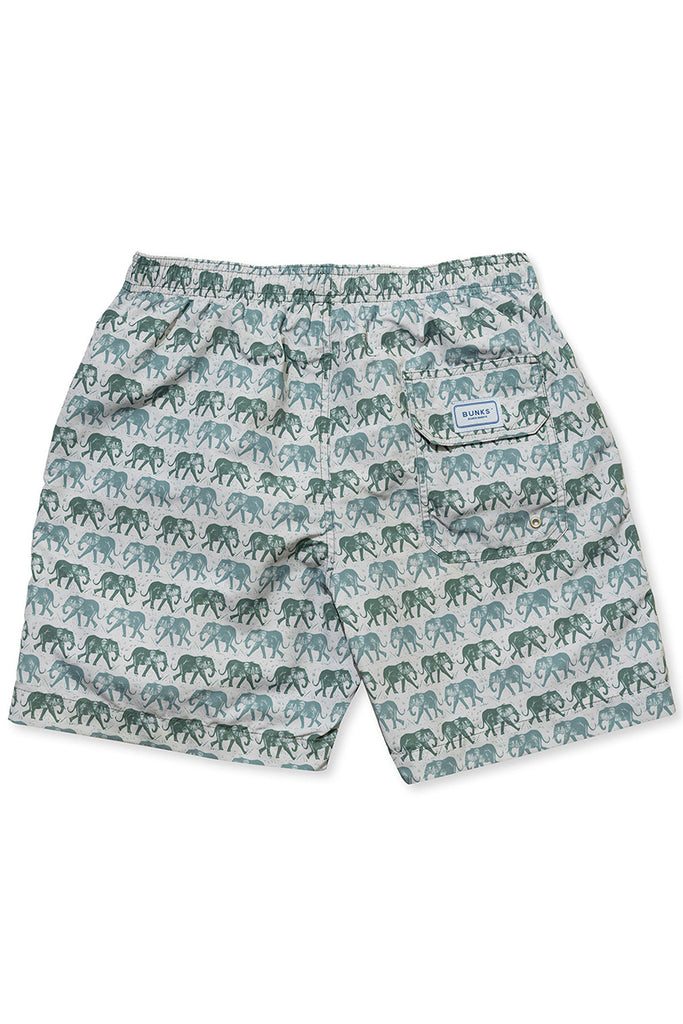 Swim Shorts - ELEPHANTS Olive